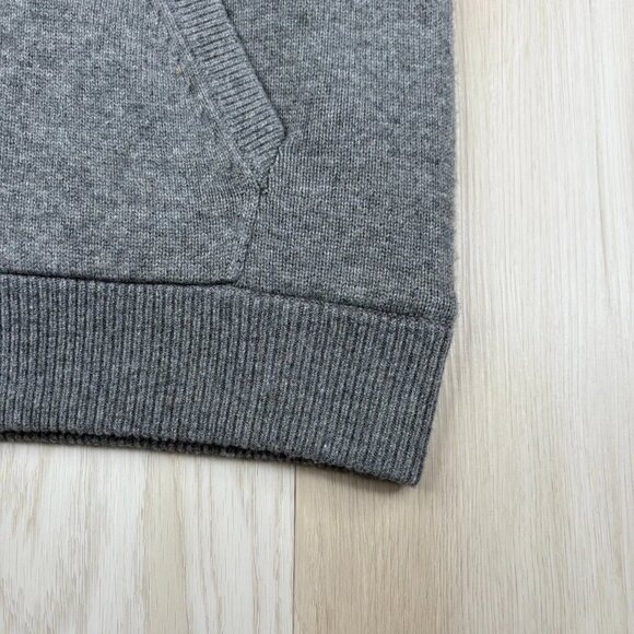 Vince Mens Gray Stand Up Wool Cashmere Sleeveless Full Zip Thick Vest Size XL - Picture 5 of 12